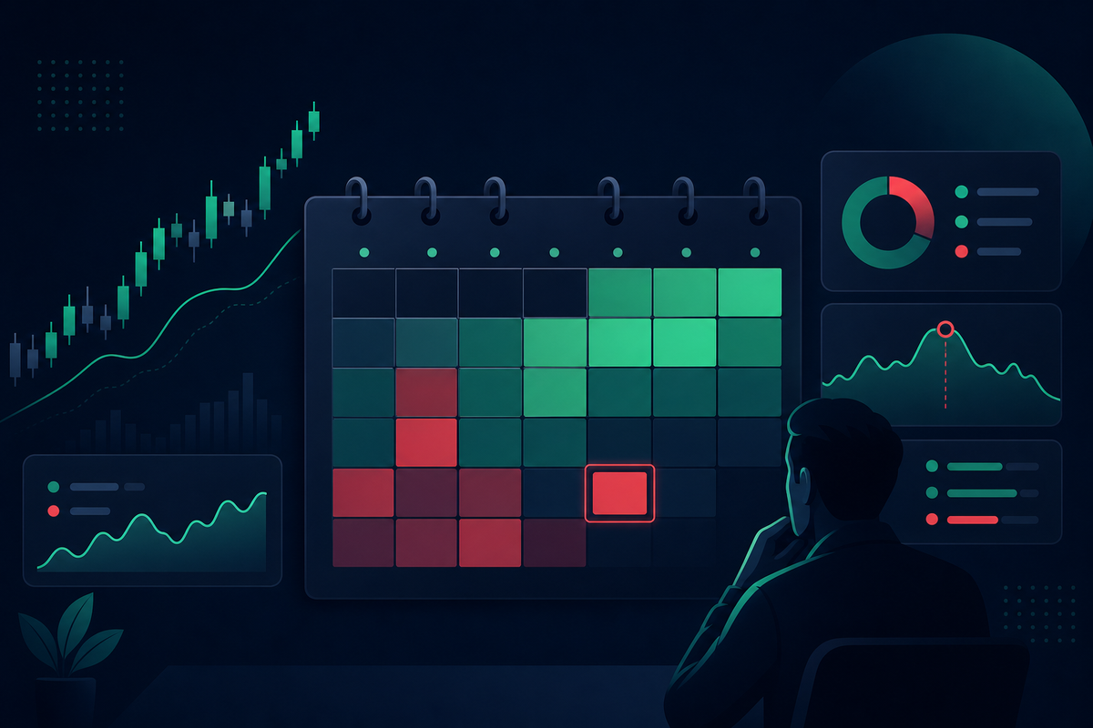 Calendar Heatmap Trading Journal: Find Your Most Destructive Trading Days