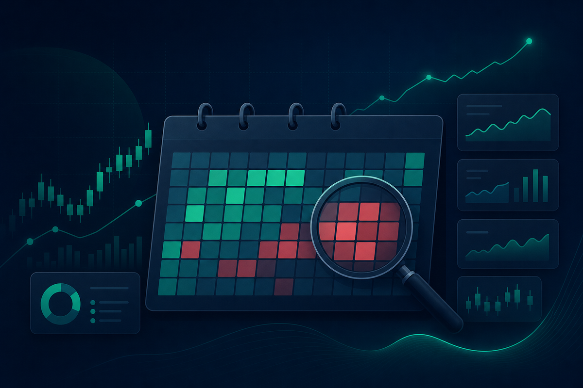 Calendar Heatmap Trading Journal: Find Your Most Destructive Trading Days