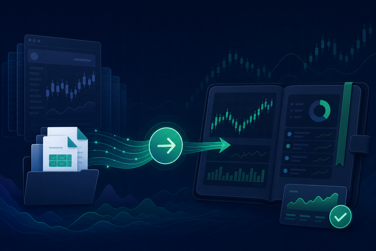 Import Trade History to Trading Journal: Move Years of Broker History Without Manual Entry