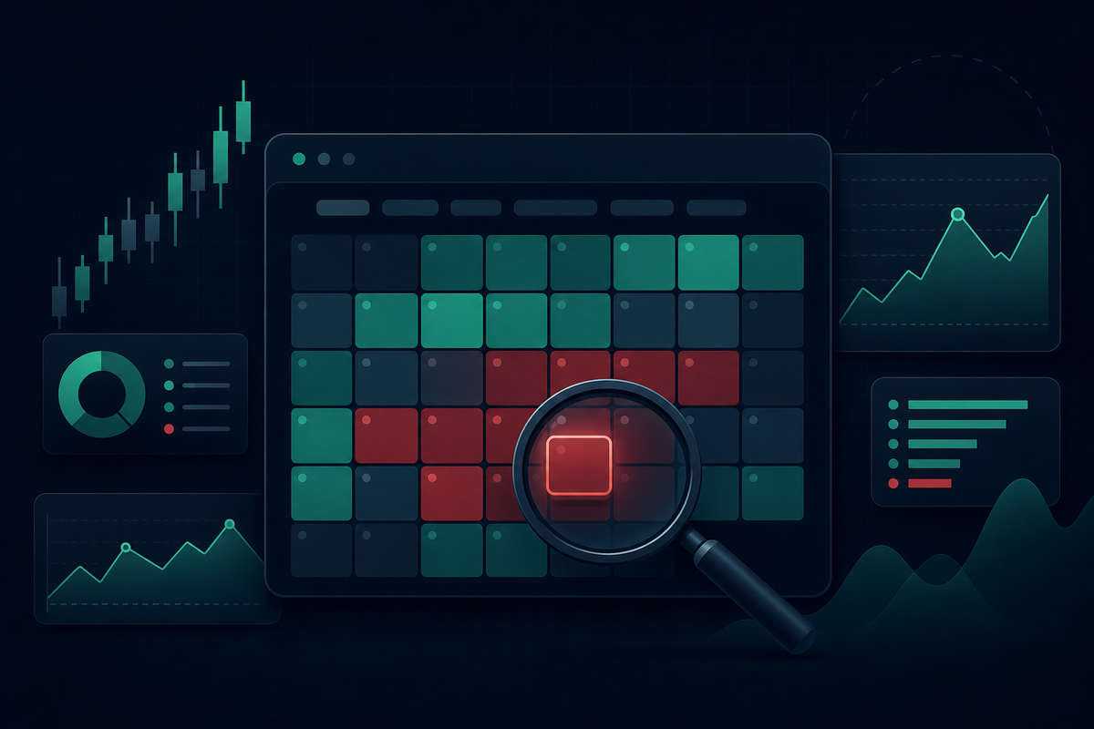 How to Use a Trading Calendar Heatmap to Spot Your Worst Sessions